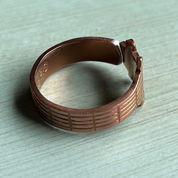 Stainless steel 304 guitar ring made from spoon aprox 13.5” - Picture 3 of 8